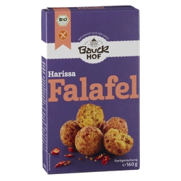Bauckhof Bio Harissa Falafel - gluténmentes 160g
