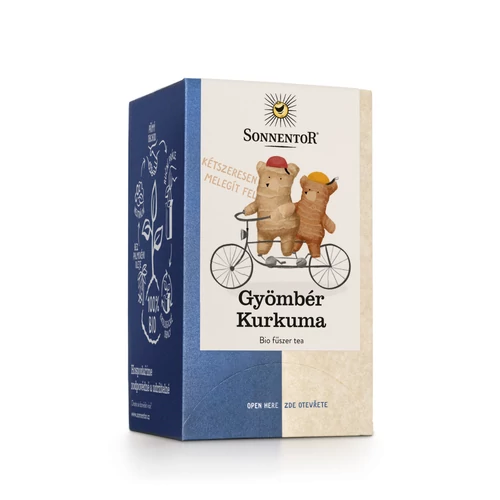 Sonnentor Bio Gyömbér Kurkuma tea - filteres 32,4g