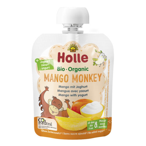 Holle Bio Mango Monkey - Tasak mangó joghurttal 85 g