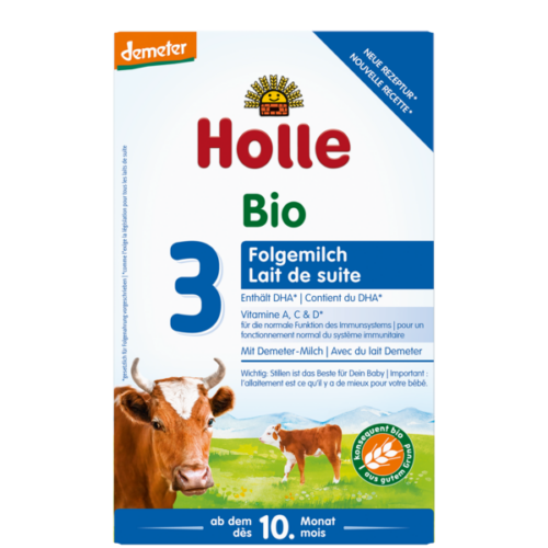 Holle Bio 3 tejalapú csecsemő tápszer