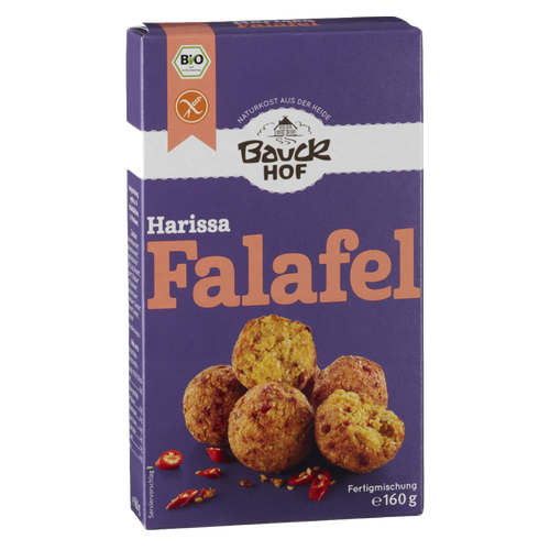 Bauckhof Bio Harissa Falafel - gluténmentes 160g