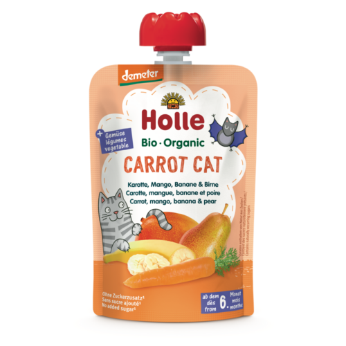 Holle Bio Cat Carrot - Tasak sárgarépa, mangó, banán és körte