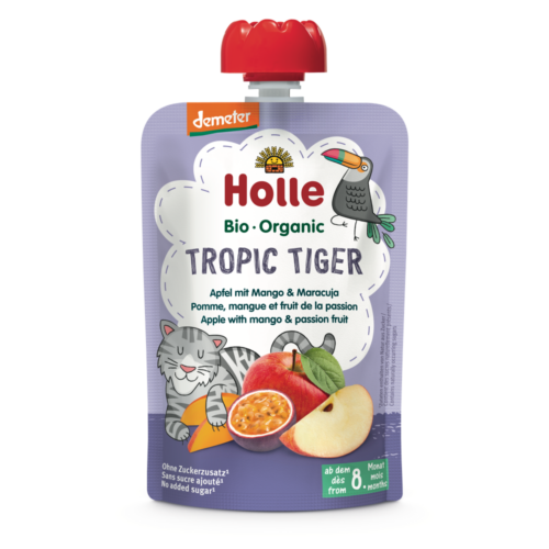 Holle Bio Tropic Tiger - Tasak Alma mangóval és maracujával