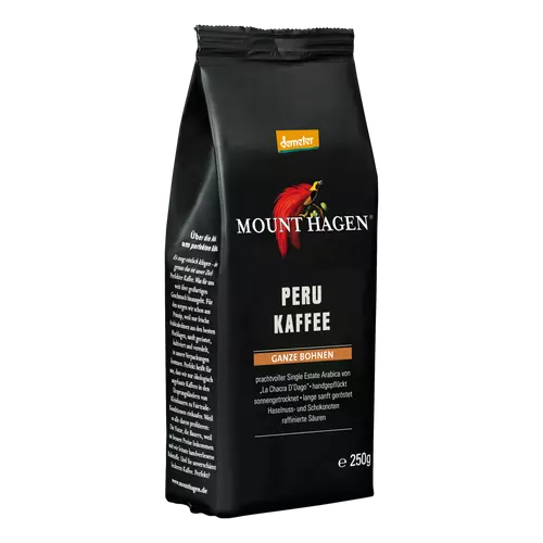 Mount Hagen Bio Perui kávé, szemes - Demeter 250g