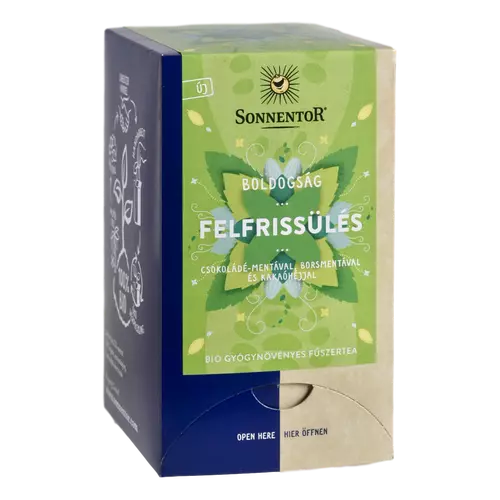 Sonnentor Bio Boldogság - Felfrissülés - herbál teakeverék - filteres 31,6g