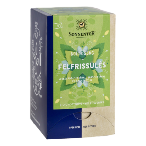 Sonnentor Bio Boldogság - Felfrissülés - herbál teakeverék - filteres 31,6g